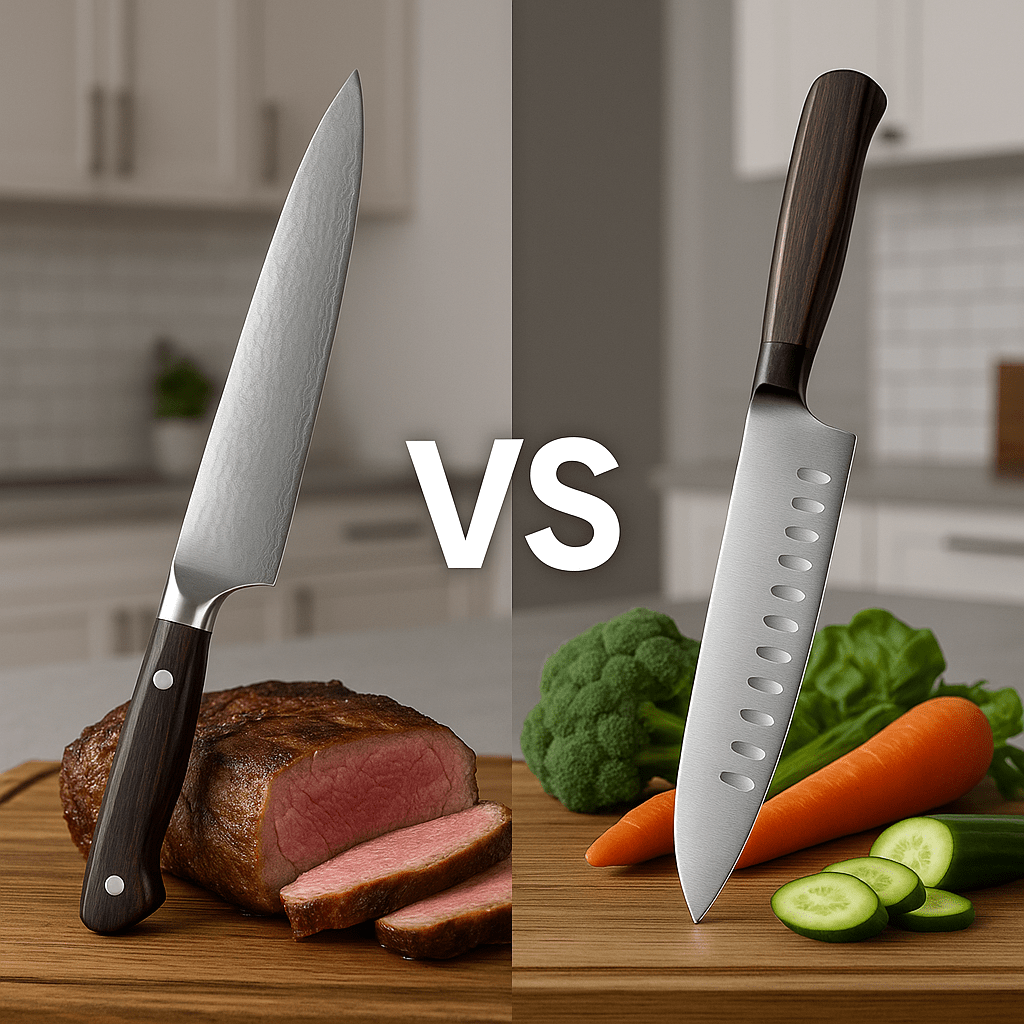 Best Knife for Meat vs Best Knife for Vegetables - OSERM.COM
