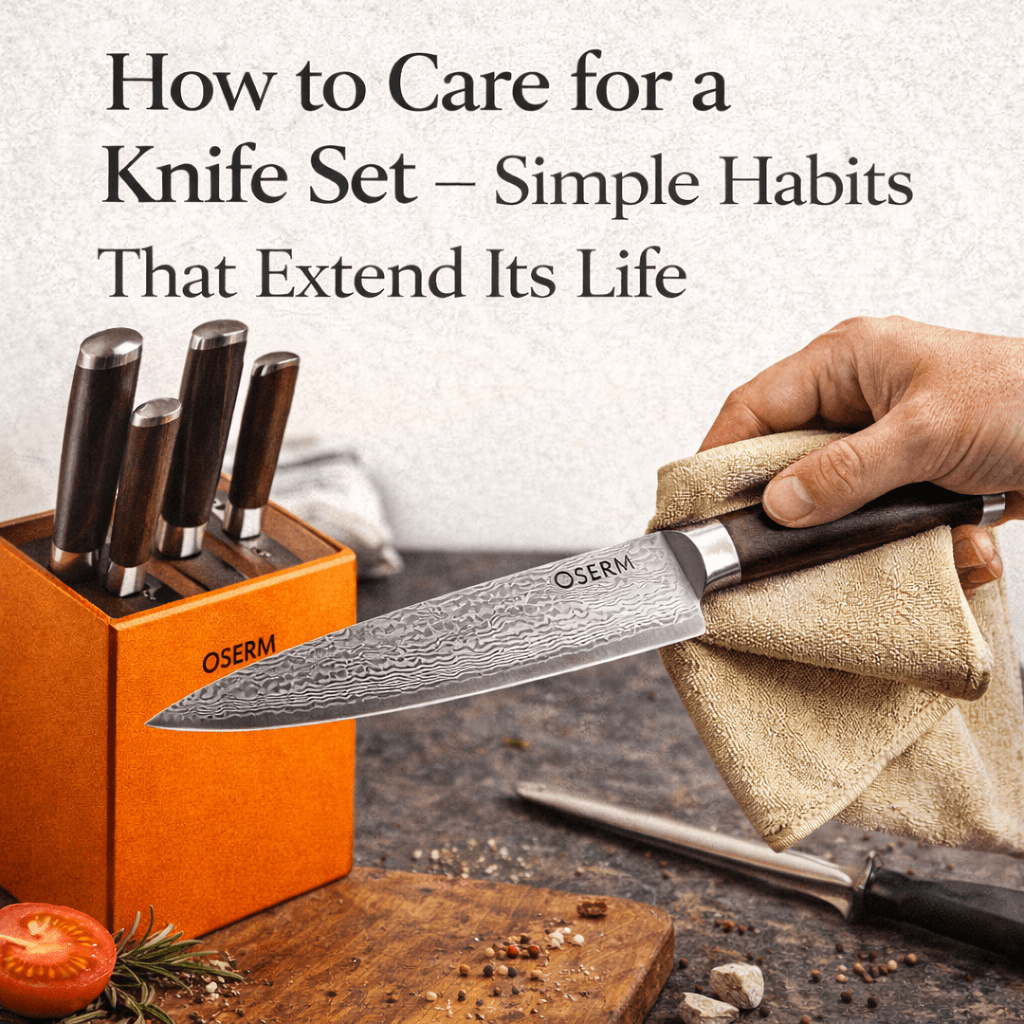How to Care for a Knife Set β Simple Habits That Extend Its Life - OSERM.COM