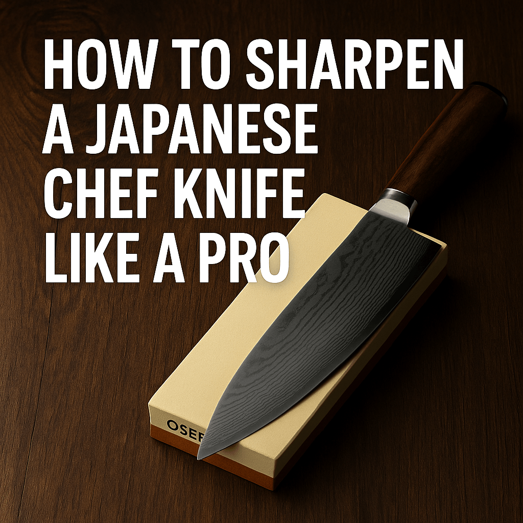 How to Sharpen a Japanese Chef Knife Like a Pro - OSERM.COM