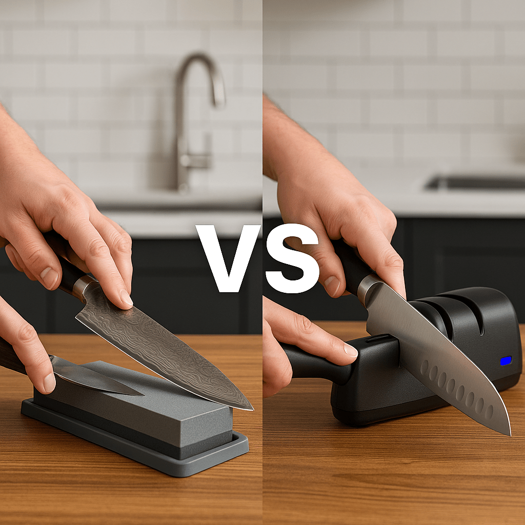 Manual vs Electric Knife Sharpeners β Which Is Better for Japanese Knives? - OSERM.COM