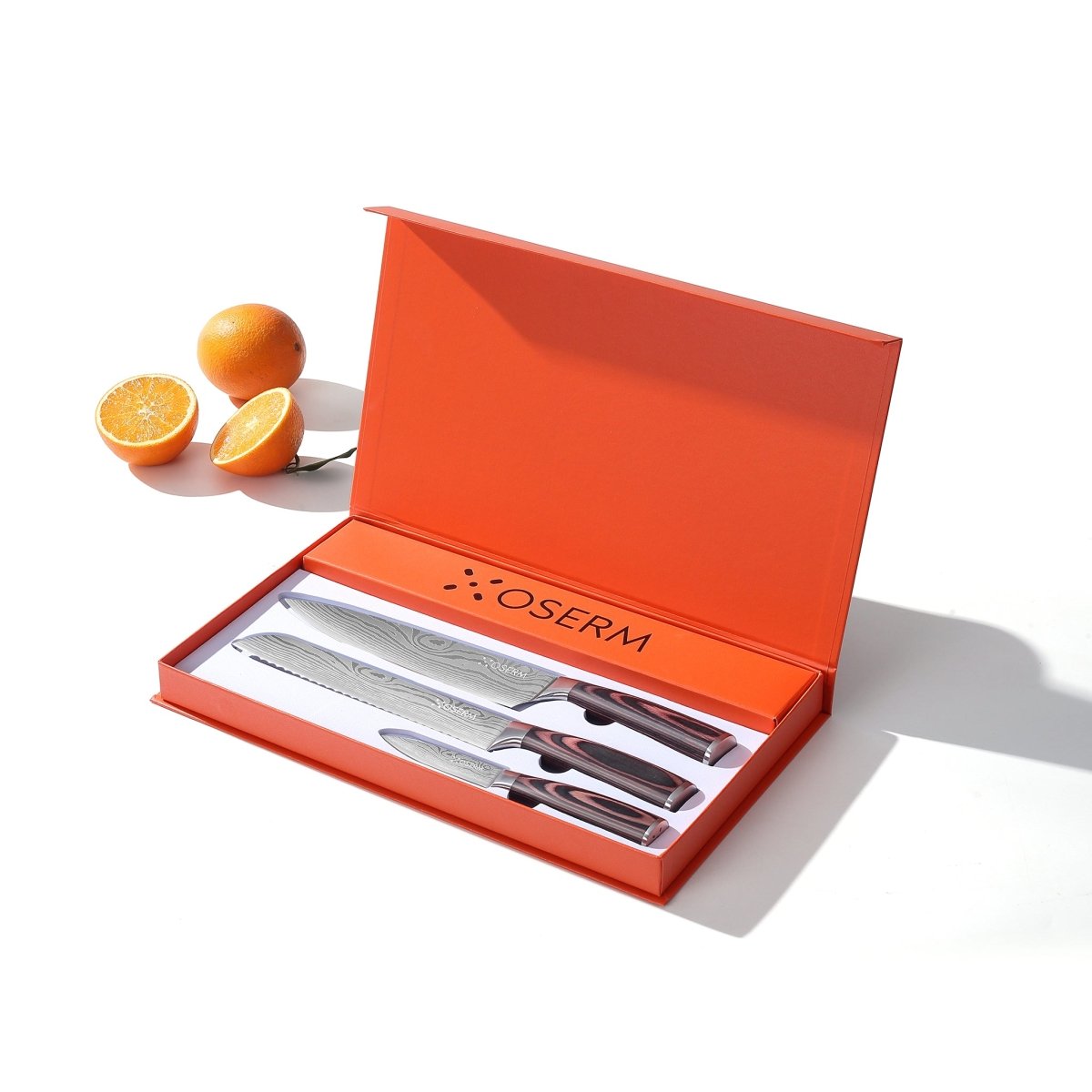 OSERM 3+1 Mystery Knife Set: Unveil Your Surprise with Premium High Carbon Stainless Steel Chef Knives & Exclusive Blind Box Bonus