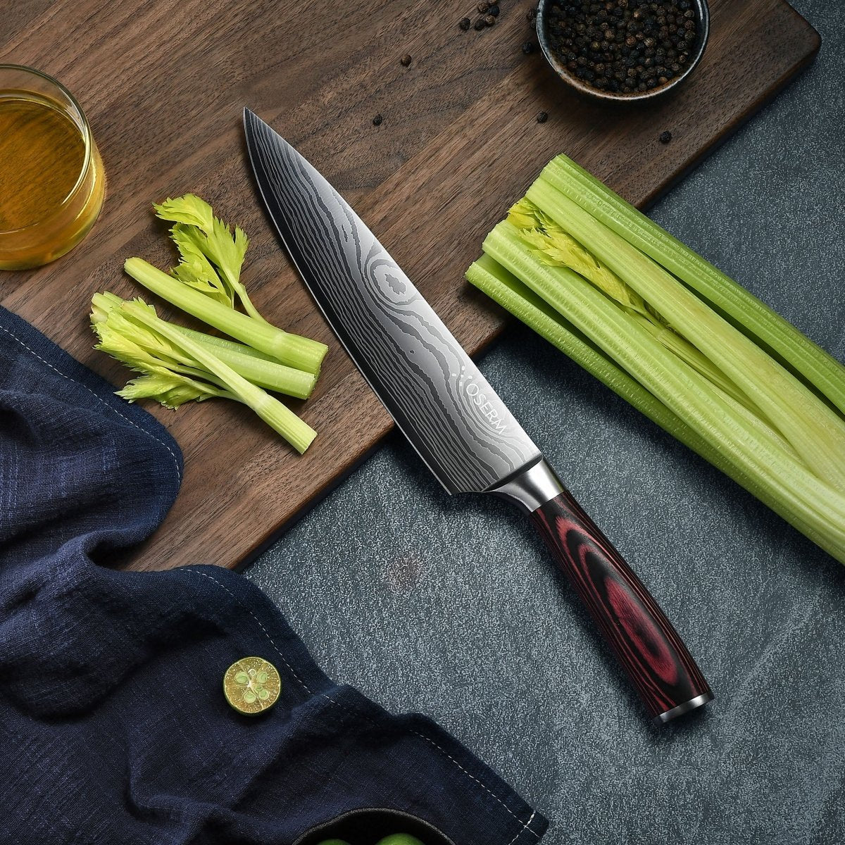 OSERM 3+1 Mystery Knife Set: Unveil Your Surprise with Premium High Carbon Stainless Steel Chef Knives & Exclusive Blind Box Bonus