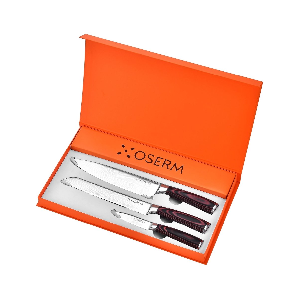 OSERM 3+1 Mystery Knife Set: Unveil Your Surprise with Premium High Carbon Stainless Steel Chef Knives & Exclusive Blind Box Bonus