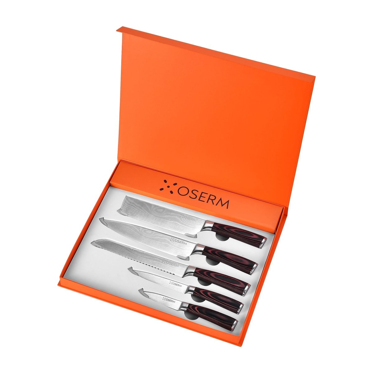 OSERM 5+1 Mystery Knife Set: Unveil Your Surprise with Premium High Carbon Stainless Steel Chef Knives & Exclusive Blind Box Bonus