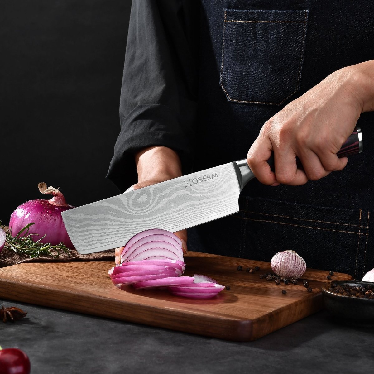 OSERM 5+1 Mystery Knife Set: Unveil Your Surprise with Premium High Carbon Stainless Steel Chef Knives & Exclusive Blind Box Bonus