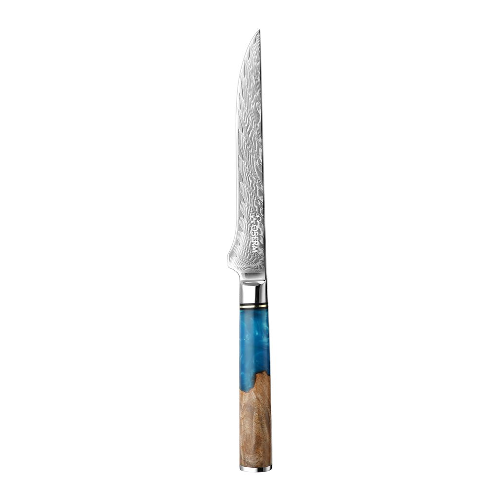 OSERM “Aokiri 青霧” Damascus Knife Set – 7 - Piece Premium Gift Box