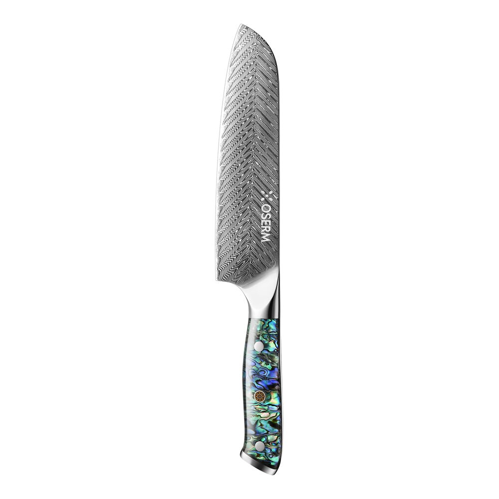OSERM “Kōga 光霞” Japanese Damascus Knife Set – 5 - Piece VG10 Gift Collection