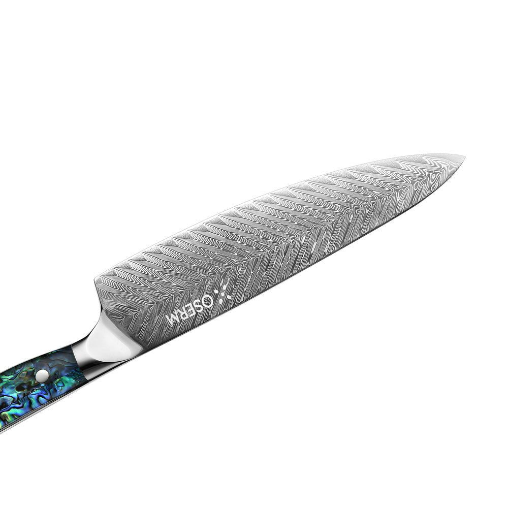 OSERM “Kōga 光霞” Japanese Damascus Knife Set – 5 - Piece VG10 Gift Collection