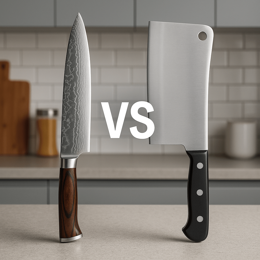 Chef Knife vs Cleaver – When to Use Each - OSERM.COM