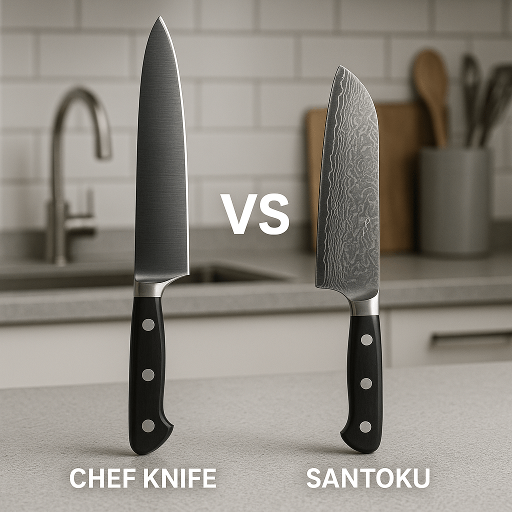 Chef Knife vs Santoku Knife – Which Should You Choose? - OSERM.COM